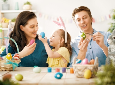 A Family Enjoying Easter activities in The Connemara Coast Hotel